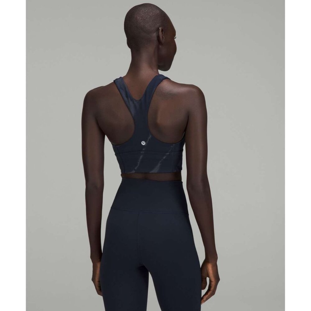 size 4 NWT Lululemon Wunder Train Longline Bra Fade *Medium Support, C/D‎ Cup - Picture 7 of 10